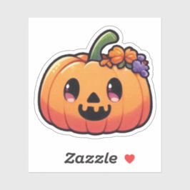Pegatina Cute Halloween Pumpkin - Kawaii Jack-o'-Lantern