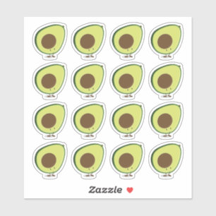 Pegatina Cute Happy Aguacate