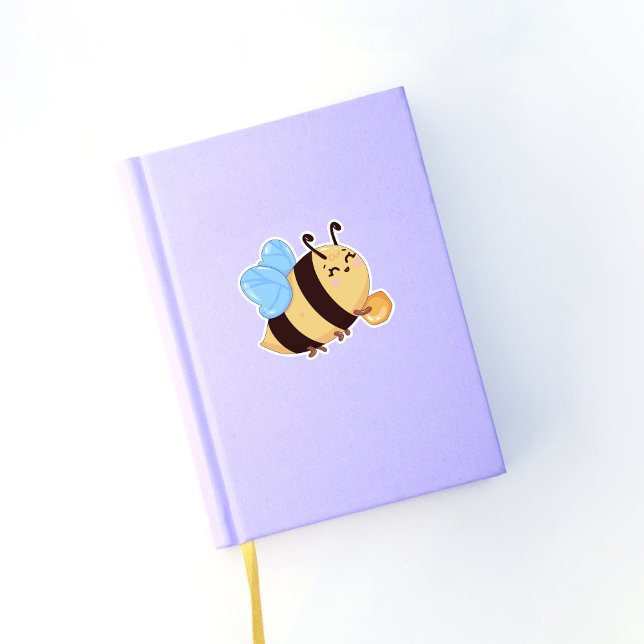 Pegatina Cute Honey Bee (Subido por el creador)
