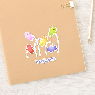 Pegatina Cute jelly bebés dulces personalizado