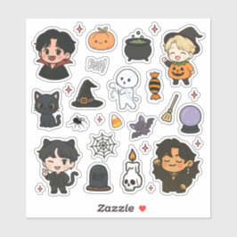 Pegatina Cute K-Pop Halloween Sticker Sheet