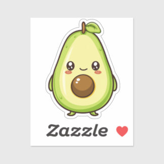 Pegatina Cute Kawaii Aguacate