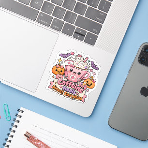 Pegatina Cute Kawaii Café Enfermera Doctora Médico Hallowee