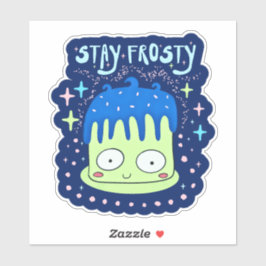 Pegatina Cute Kawaii Cake