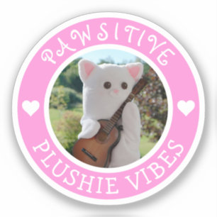 Pegatina Cute Kawaii Fotografía de Vibes de Papel Padoso Ro