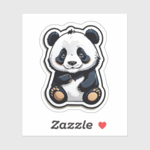 Pegatina Cute Kawaii Panda