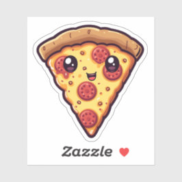 Pegatina Cute Kawaii Pizza Slice Personalizado