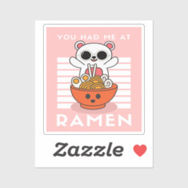 Pegatina Cute Kawaii Ramen