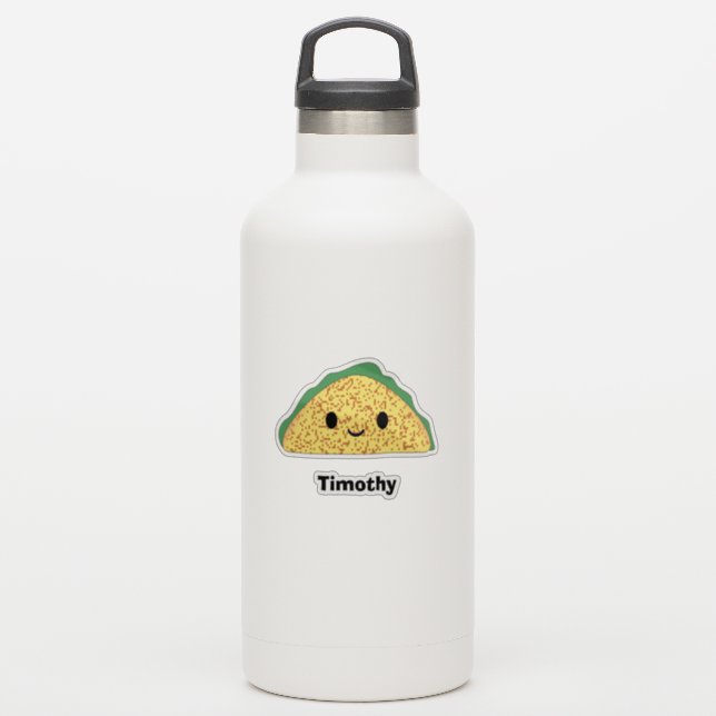 Pegatina Cute Kawaii Taco (Botella de agua)