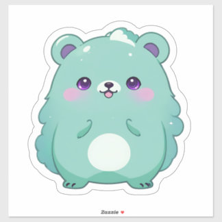 Pegatina Cute Kawaii Teddy Bear