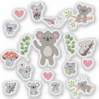Pegatina Cute Koala Stickers
