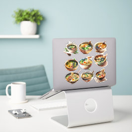 Pegatina Cute Korean Ramen & Soup Sticker Sheet30006