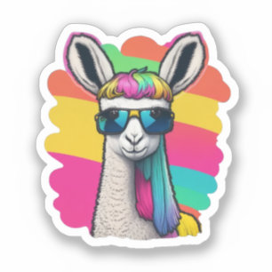 Pegatina Cute Llamas