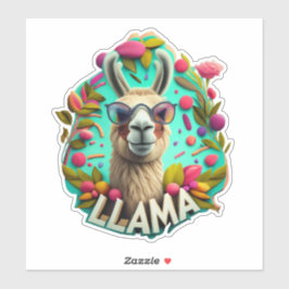 Pegatina Cute Llamas