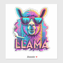 Pegatina Cute Llamas