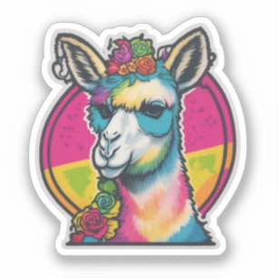 Pegatina Cute Llamas