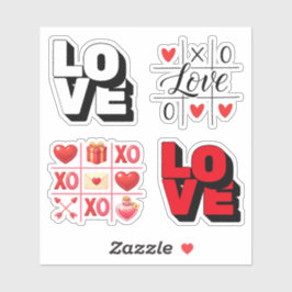 Pegatina Cute Love Emoji Valentine Sticker Sheet
