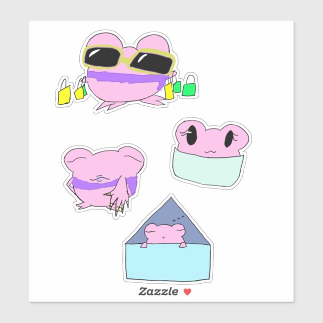 Pegatina  Cute Marie stickers (Hoja)