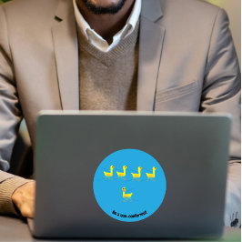 Pegatina Cute Motivational Ducks