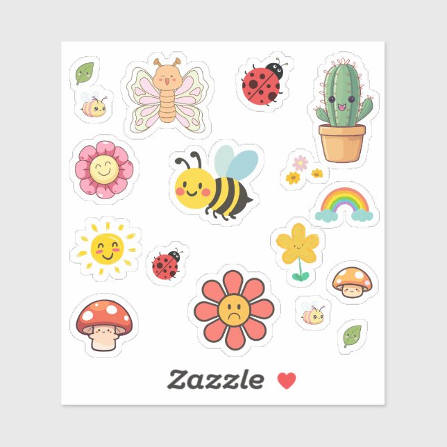 Pegatina Cute Nature Stickers (Hoja)