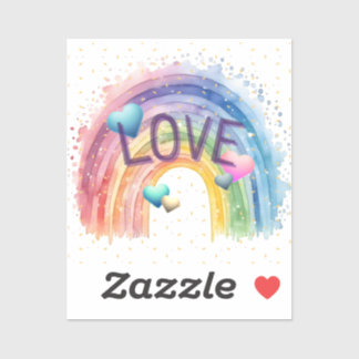 Pegatina Cute Orgullo y Positividad Sticker de Amor