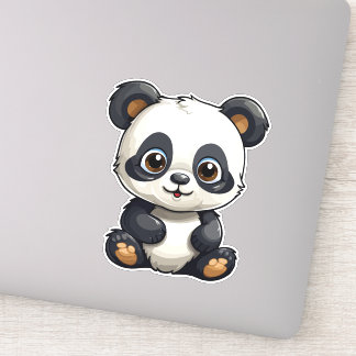Pegatina Cute panda