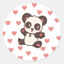 Pegatina Cute panda