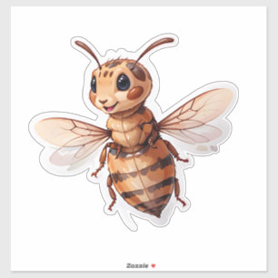 Pegatina Cute Personalizado Bee