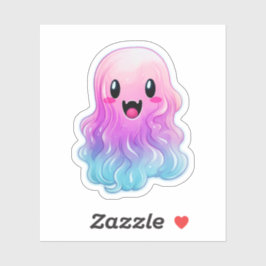 Pegatina Cute Pink Ghost: Sweet Ghost #1