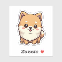 Cute Pomeranian, Kawaii Style, pequeño