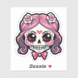 Pegatina Cute Skull