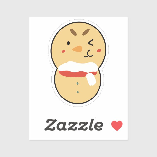 Pegatina Cute Snowman for Daily Planning & Bujo Layout (Hoja)