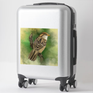 Pegatina Cute Sparrow