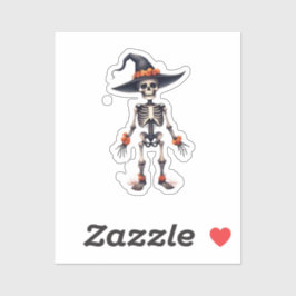Pegatina Cute Spooky Halloween Sticker – Vibra de Esqueleto