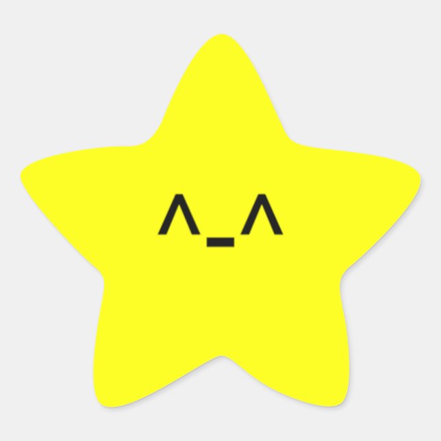 Pegatina Cute Star (Anverso)