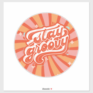 Pegatina Cute Stay Groovy