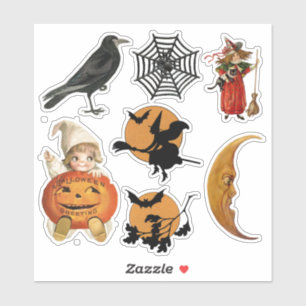 Pegatina Cute Vintage Halloween