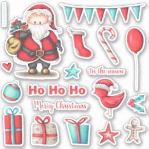 Pegatina Cute Winter Navidades Scrapbook