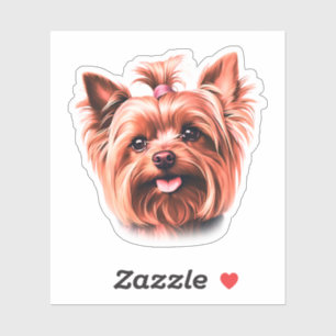 Pegatina Cute Yorkie