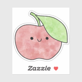 Pegatina Cute yummy apple