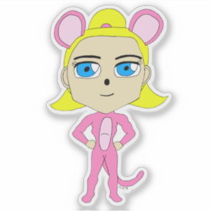 Pegatina cutícula rosa