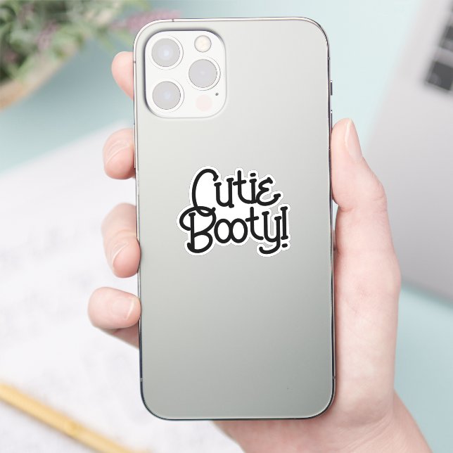 Pegatina ¡Cutie Booty! (Teléfono)