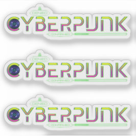 Pegatina Cyberpunk Genre Lover