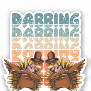 Pegatina Dabbing Chicken