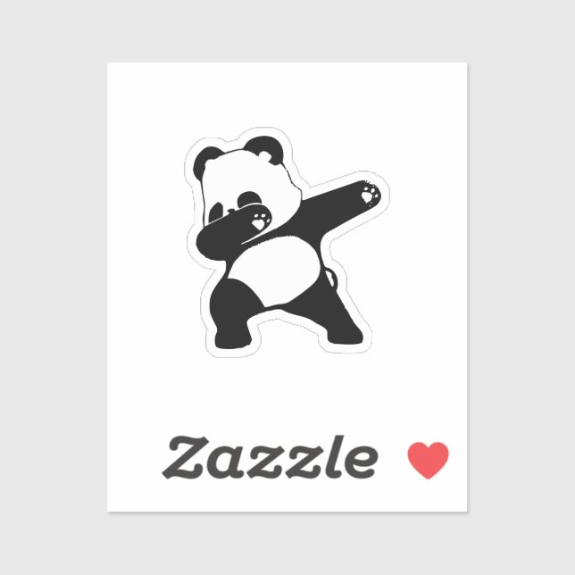Pegatina Dabbing Panda (Hoja)