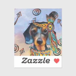 PEGATINA DACHSHUND  