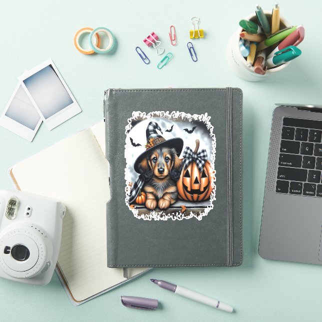 Pegatina Dachshund Dog Halloween (Funda para iPad)