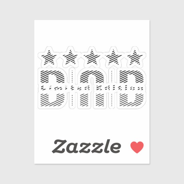 Pegatina Dad Limited Edition (Hoja)