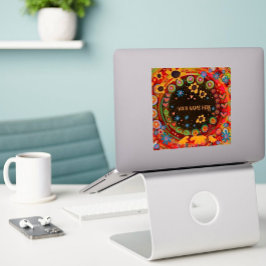 Pegatina Daisies Fun La Inespiritualidad Cuadrada Personali