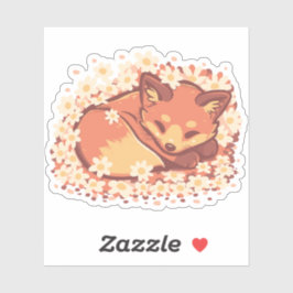 Pegatina Daisy Spring Fox